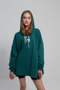 зеленый фото Женская толстовка K9.00644 купить в Одессе по оптовым ценам
