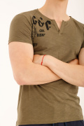 хаки фото Мужская футболка E9. 00321 купить в Одессе по оптовым ценам