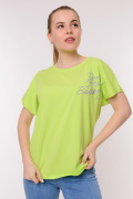 салатовый фото Женская футболка 900676 купить в Одессе по оптовым ценам
