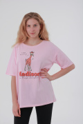 пудра фото Женская футболка K9.00282 купить в Одессе по оптовым ценам