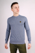 голубой фото Мужской джемпер 00650 купить в Одессе по оптовым ценам