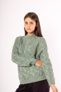 мята фото Женский свитер 4007 купить в Одессе по оптовым ценам