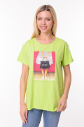 салатовый фото Женская футболка 900760 купить в Одессе по оптовым ценам
