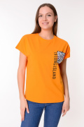 оранжевый фото Женская футболка К9. 0176 купить в Одессе по оптовым ценам