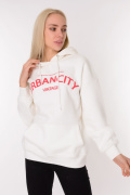 белый фото Женская толстовка K9.0510 купить в Одессе по оптовым ценам