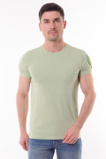 оливковый фото Мужская футболка 1024 купить в Одессе по оптовым ценам