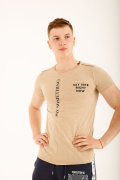 бежевый фото Мужская футболка E9. 00325 купить в Одессе по оптовым ценам