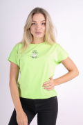 салатовый фото Женская футболка 1074 купить в Одессе по оптовым ценам