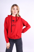 красный фото Женский свитшот 1019 купить в Одессе по оптовым ценам