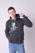темно-серый фото Мужская толстовка Осень 2020/2 купить в Одессе по оптовым ценам