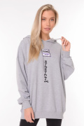 серый фото Женское худи 900581 купить в Одессе по оптовым ценам