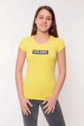желтый фото Женская футболка К9.0698 купить в Одессе по оптовым ценам