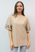 бежевый фото Женская футболка K9.00116 купить в Одессе по оптовым ценам
