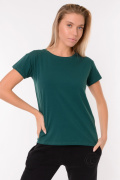 зеленый фото Женская футболка 900559 купить в Одессе по оптовым ценам