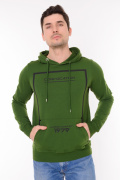зеленый фото Мужское худи 00638 купить в Одессе по оптовым ценам