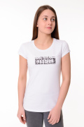 белый фото Женская футболка К9.0729 купить в Одессе по оптовым ценам
