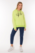 салатовый фото Женская толстовка K9.0369 купить в Одессе по оптовым ценам