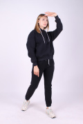 черный фото Женский спортивный костюм 00603 купить в Одессе по оптовым ценам