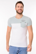 серо-голубой фото Мужская футболка 900716 купить в Одессе по оптовым ценам