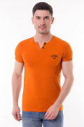 оранжевый фото Мужская футболка 1025 купить в Одессе по оптовым ценам
