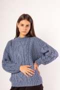 джинс фото Женский свитер 4018 купить в Одессе по оптовым ценам