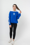 синий фото Женский свитшот К9.0614 купить в Одессе по оптовым ценам
