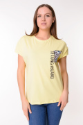 желтый фото Женская футболка К9. 0176 купить в Одессе по оптовым ценам