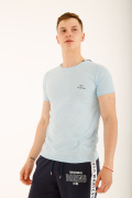 светло голубой фото Мужская футболка E9. 00329 купить в Одессе по оптовым ценам