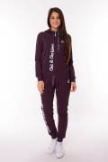бордовый фото Женский спортивный костюм 900610-3 купить в Одессе по оптовым ценам