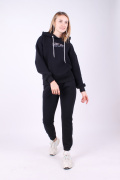 черный фото Женский спортивный костюм 00599 купить в Одессе по оптовым ценам