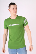зеленый фото Мужская футболка 1028 купить в Одессе по оптовым ценам