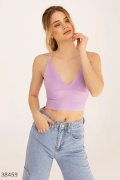 фиолетовый фото Женский топ 1389 купить в Одессе по оптовым ценам