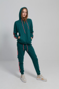 зеленый фото Женский спортивный костюм 900661 купить в Одессе по оптовым ценам