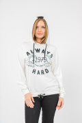 белый фото Женский свитшот К9.0634 купить в Одессе по оптовым ценам