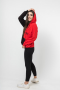 красный фото Женский свитшот К9.0659 купить в Одессе по оптовым ценам
