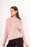 пудра фото Женский свитер 4007 купить в Одессе по оптовым ценам