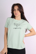 мята фото Женская футболка 1061 купить в Одессе по оптовым ценам