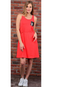 кораловый фото Женское платье k9.00085 купить в Одессе по оптовым ценам