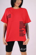 красный фото Женская футболка 900124 купить в Одессе по оптовым ценам