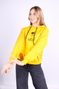 желтый фото Женский свитшот 1019 купить в Одессе по оптовым ценам