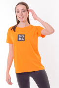 оранжевый фото Женская футболка 900742 купить в Одессе по оптовым ценам
