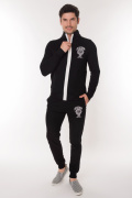 черный фото Мужской спортивный костюм 900411 купить в Одессе по оптовым ценам