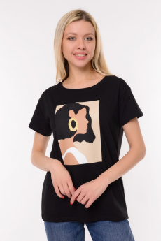 Женская футболка 900610 фото Купить оптом женскую одежду от производителя Одесса | LITTLE SECRET и GIOVEDI